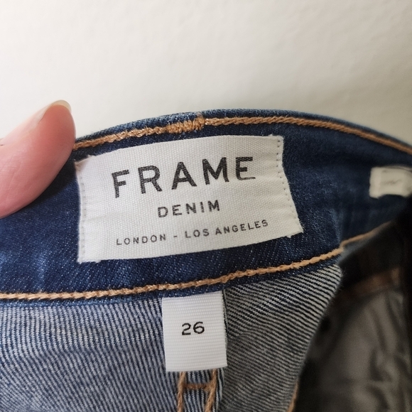Frame Columbia Road Forever Karlie High-Rise Skinny Jeans 26 - Picture 4 of 10